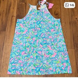 Lilly Pulitzer Margot Dress Pelican Pink NWT Sz XXL